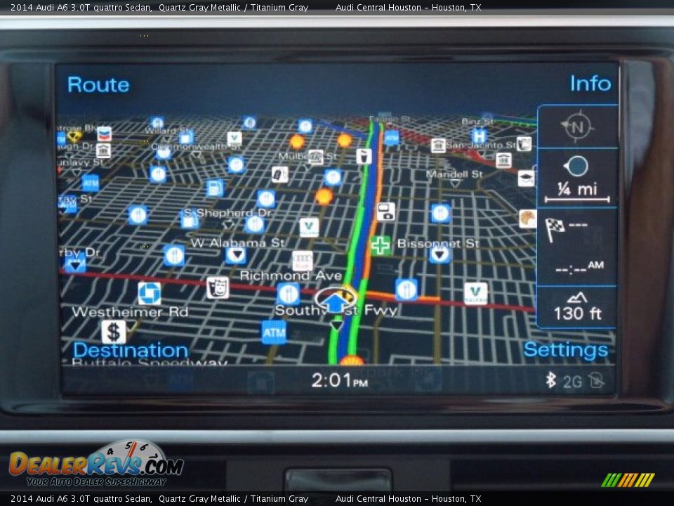 2014 Audi A6 3.0T quattro Sedan Quartz Gray Metallic / Titanium Gray Photo #26