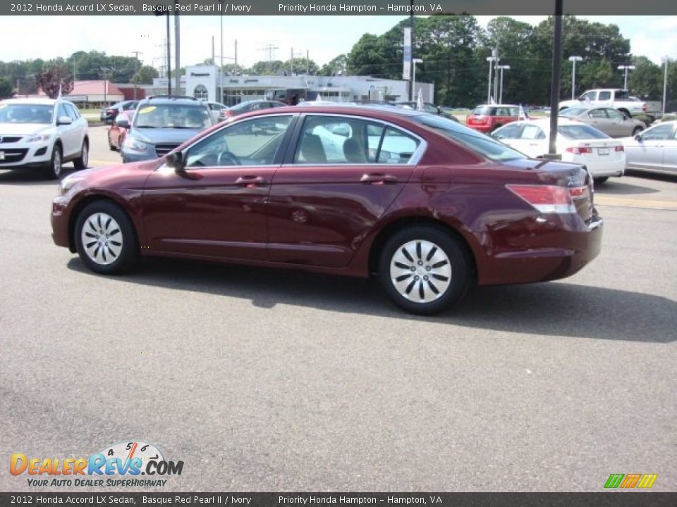2012 Honda Accord LX Sedan Basque Red Pearl II / Ivory Photo #3
