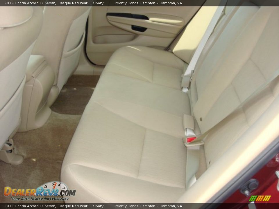 2012 Honda Accord LX Sedan Basque Red Pearl II / Ivory Photo #10