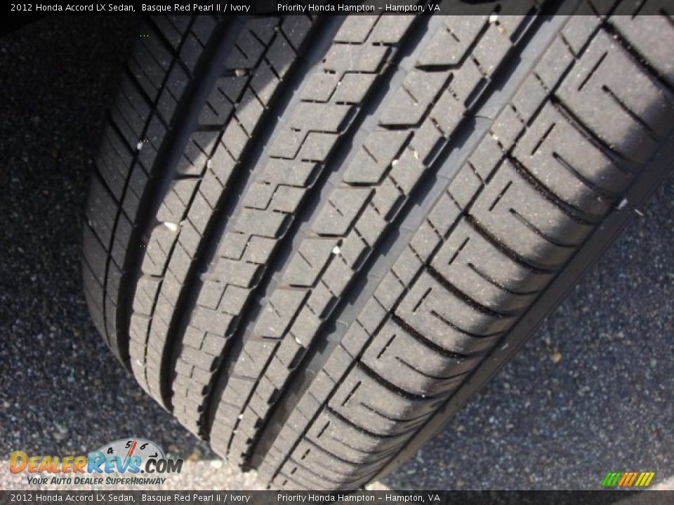 2012 Honda Accord LX Sedan Basque Red Pearl II / Ivory Photo #23