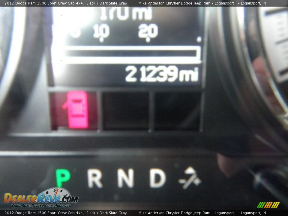 2012 Dodge Ram 1500 Sport Crew Cab 4x4 Black / Dark Slate Gray Photo #6