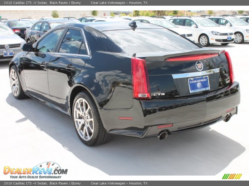 2010 Cadillac CTS -V Sedan Black Raven / Ebony Photo #7