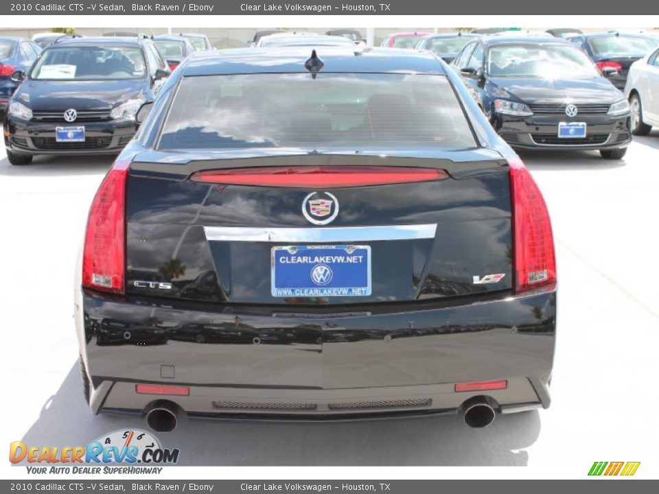 2010 Cadillac CTS -V Sedan Black Raven / Ebony Photo #8
