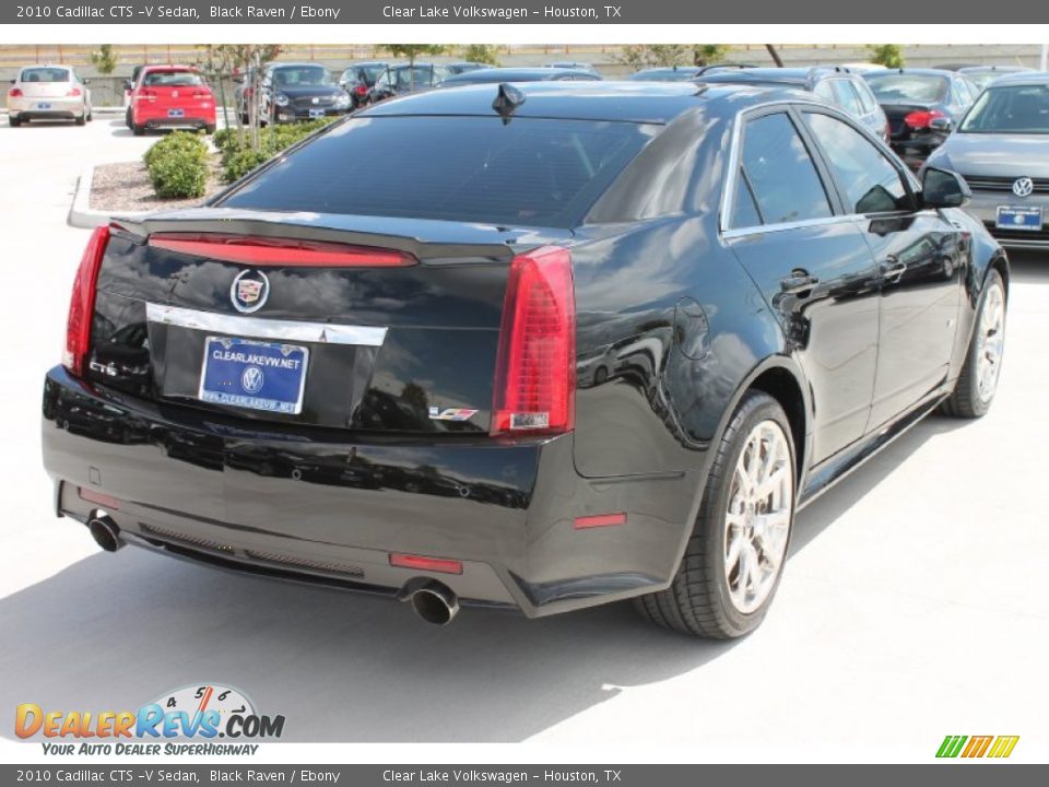 2010 Cadillac CTS -V Sedan Black Raven / Ebony Photo #9