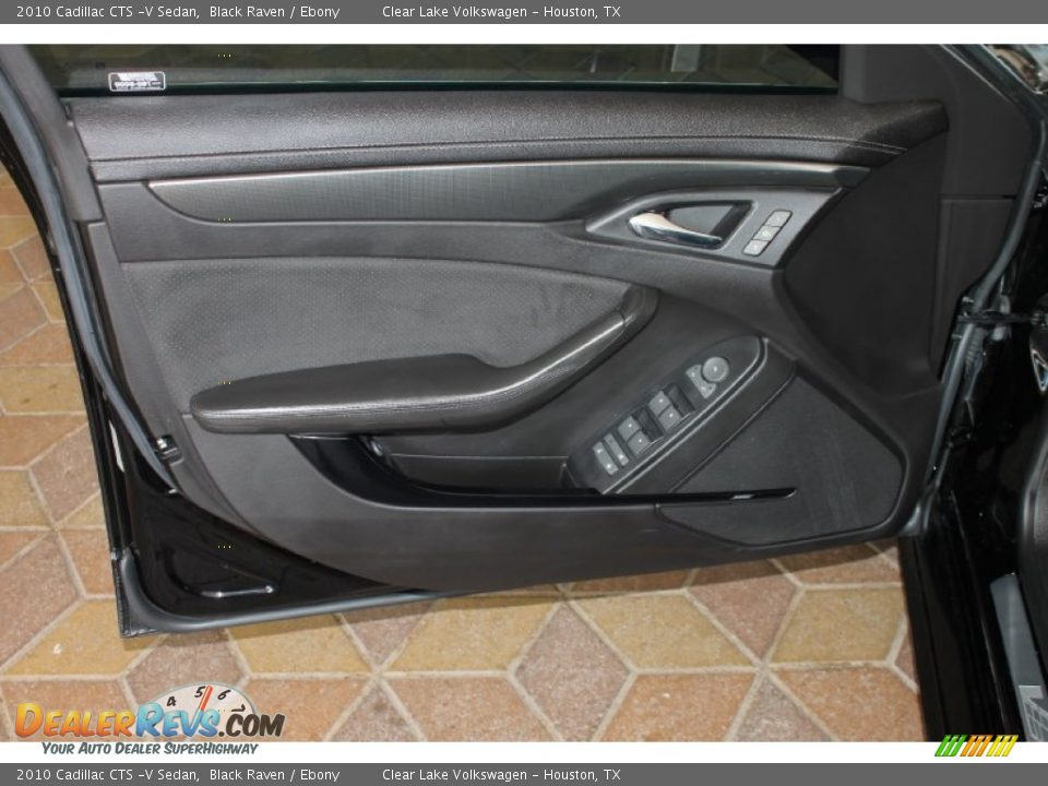 2010 Cadillac CTS -V Sedan Black Raven / Ebony Photo #13