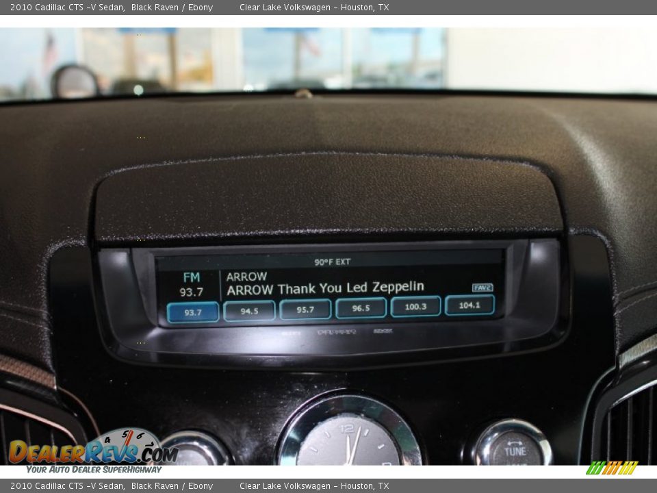2010 Cadillac CTS -V Sedan Black Raven / Ebony Photo #25
