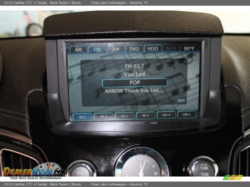 Controls of 2010 Cadillac CTS -V Sedan Photo #26