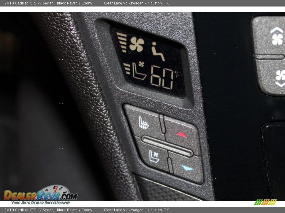 2010 Cadillac CTS -V Sedan Black Raven / Ebony Photo #29