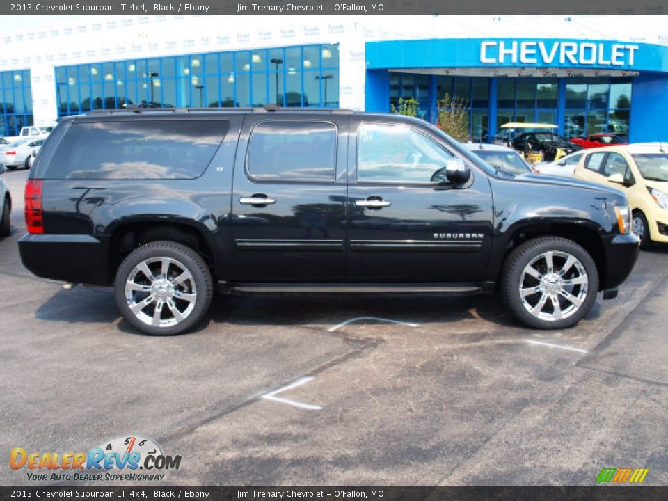 2013 Chevrolet Suburban LT 4x4 Black / Ebony Photo #1