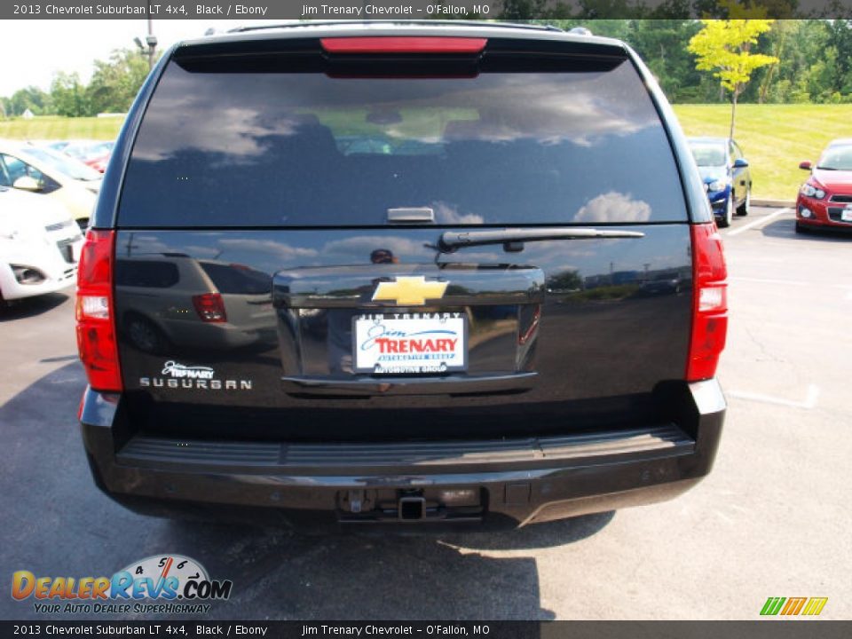 2013 Chevrolet Suburban LT 4x4 Black / Ebony Photo #6