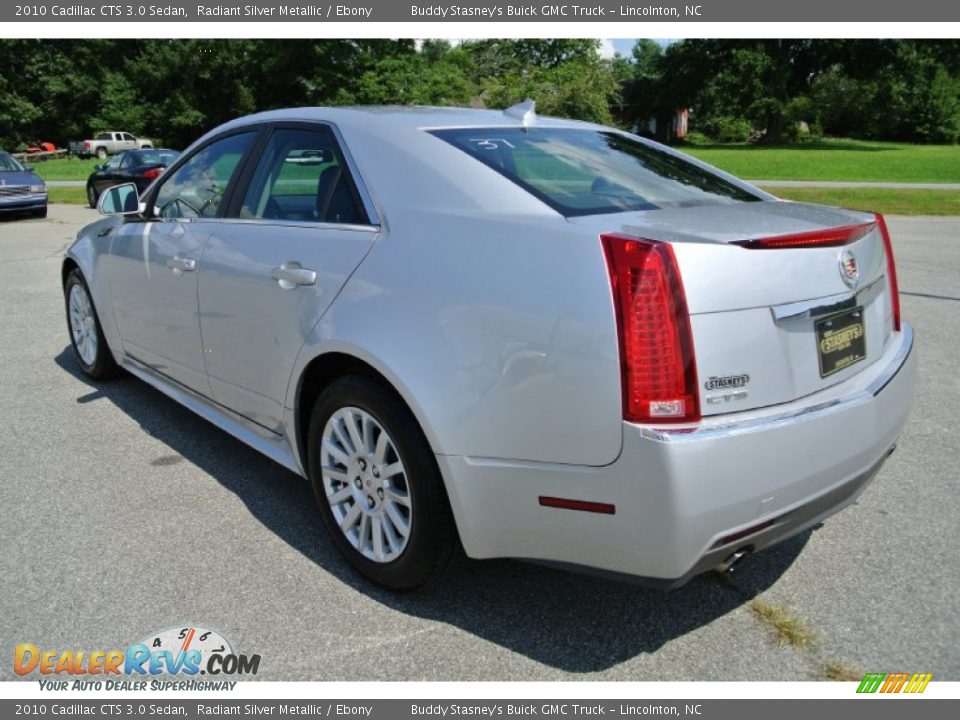 2010 Cadillac CTS 3.0 Sedan Radiant Silver Metallic / Ebony Photo #4