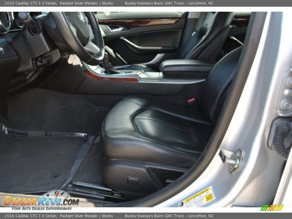 2010 Cadillac CTS 3.0 Sedan Radiant Silver Metallic / Ebony Photo #8