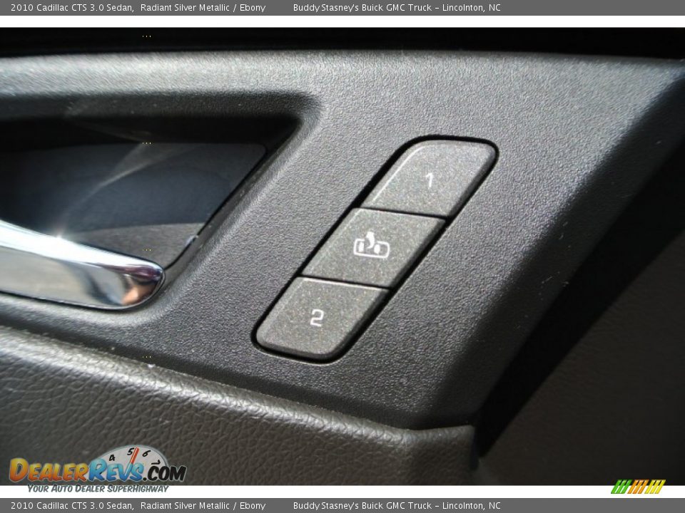 2010 Cadillac CTS 3.0 Sedan Radiant Silver Metallic / Ebony Photo #14