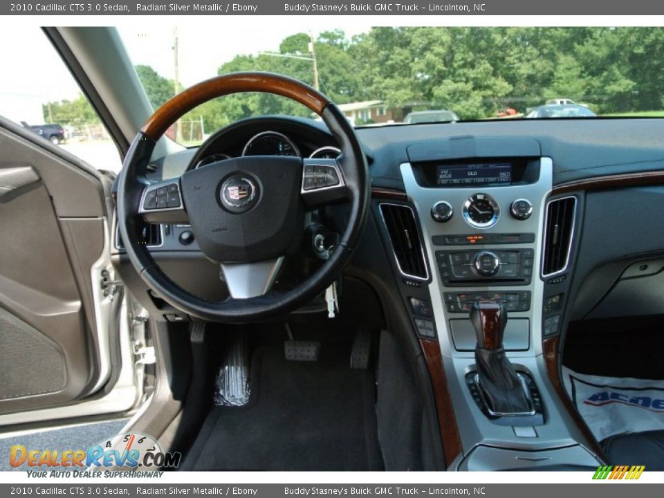 2010 Cadillac CTS 3.0 Sedan Radiant Silver Metallic / Ebony Photo #16