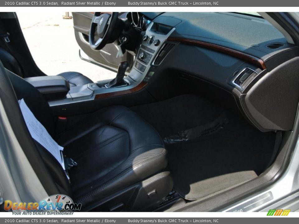 2010 Cadillac CTS 3.0 Sedan Radiant Silver Metallic / Ebony Photo #19