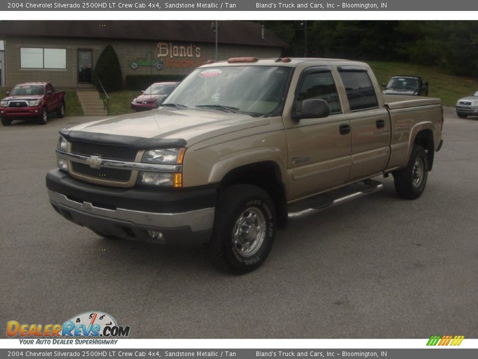 2004 Chevrolet Silverado 2500HD LT Crew Cab 4x4 Sandstone Metallic / Tan Photo #6