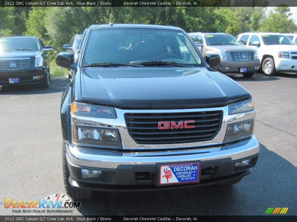 2012 GMC Canyon SLT Crew Cab 4x4 Onyx Black / Ebony Photo #2