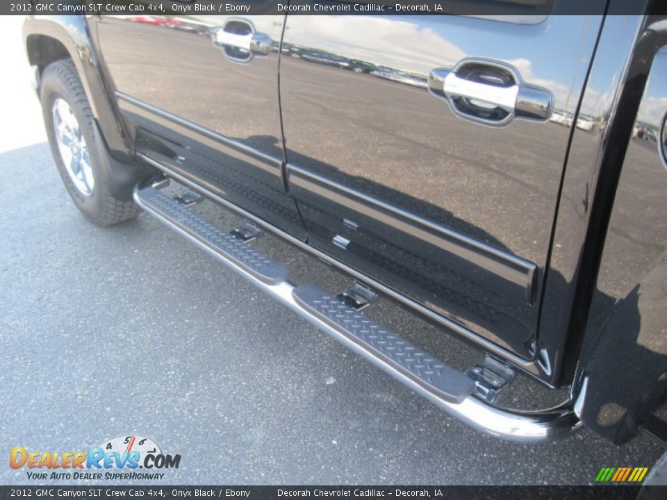 2012 GMC Canyon SLT Crew Cab 4x4 Onyx Black / Ebony Photo #7