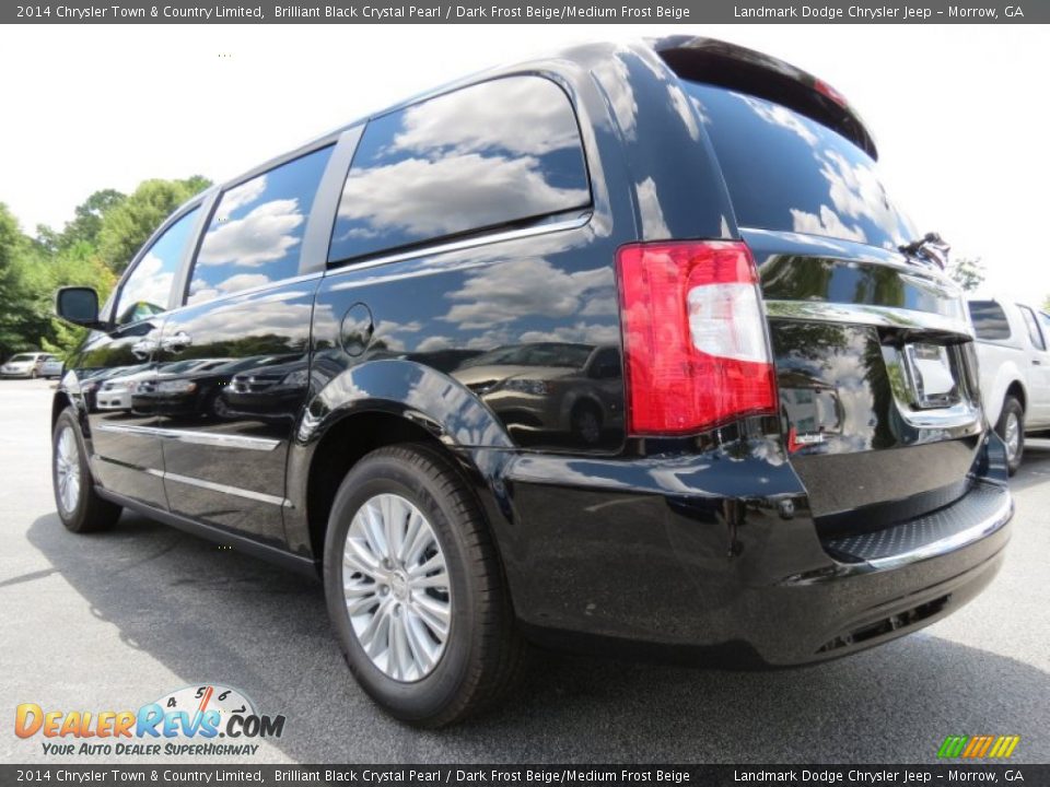 2014 Chrysler Town & Country Limited Brilliant Black Crystal Pearl / Dark Frost Beige/Medium Frost Beige Photo #2