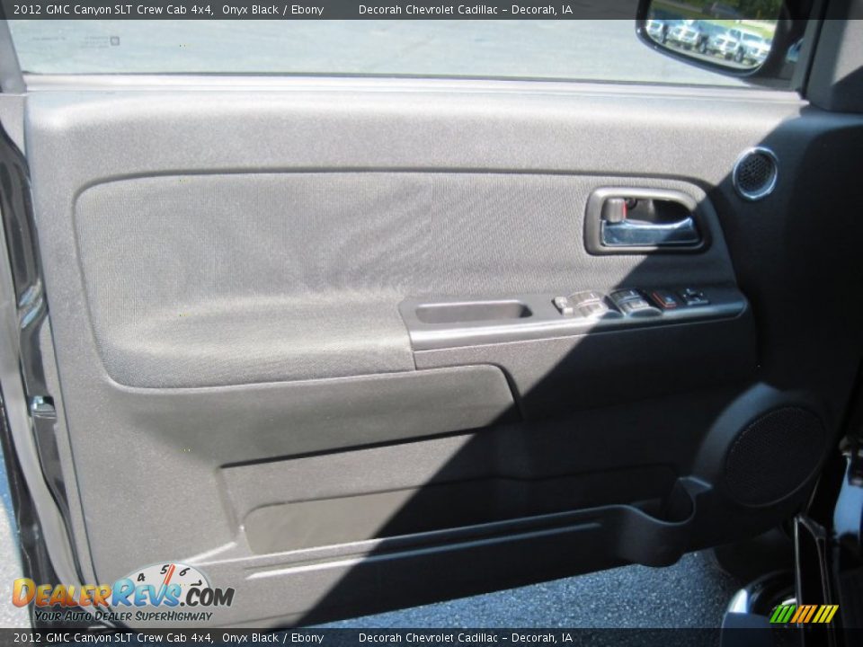 2012 GMC Canyon SLT Crew Cab 4x4 Onyx Black / Ebony Photo #11