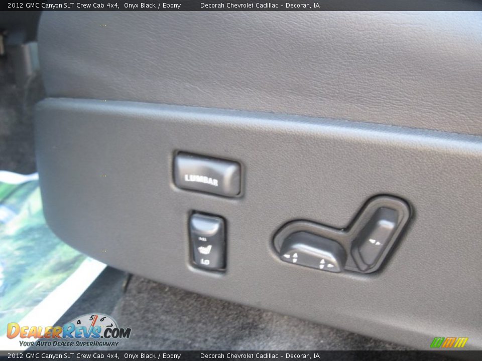 2012 GMC Canyon SLT Crew Cab 4x4 Onyx Black / Ebony Photo #12