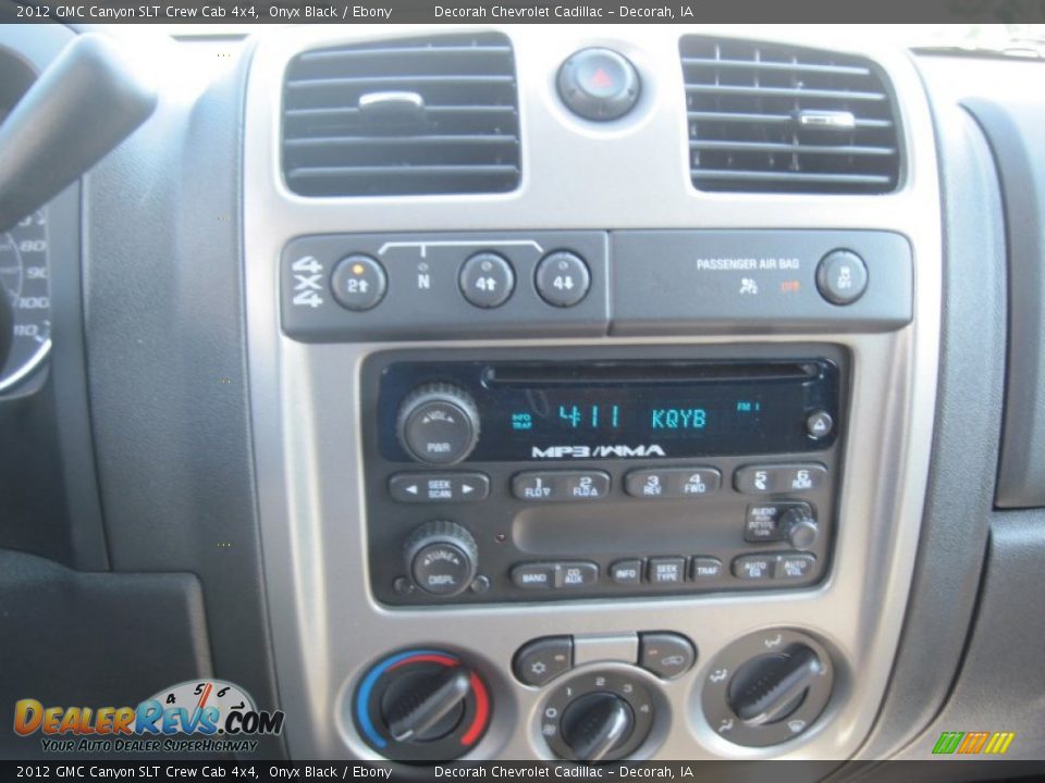 2012 GMC Canyon SLT Crew Cab 4x4 Onyx Black / Ebony Photo #13