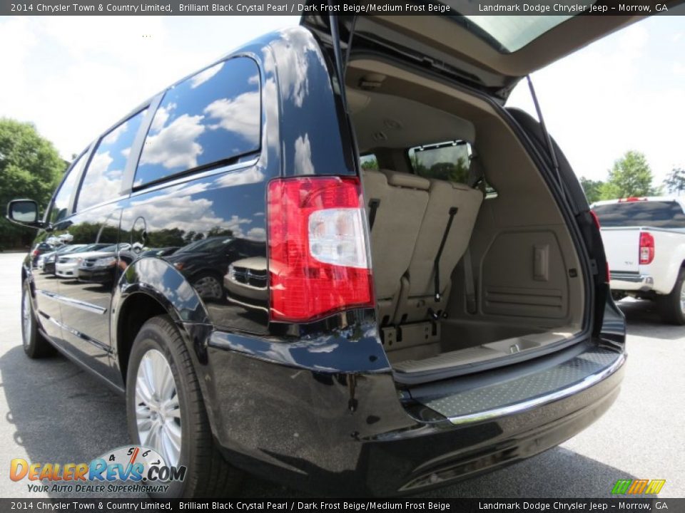 2014 Chrysler Town & Country Limited Brilliant Black Crystal Pearl / Dark Frost Beige/Medium Frost Beige Photo #8