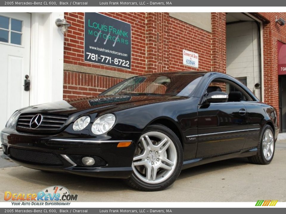 2005 Mercedes-Benz CL 600 Black / Charcoal Photo #4