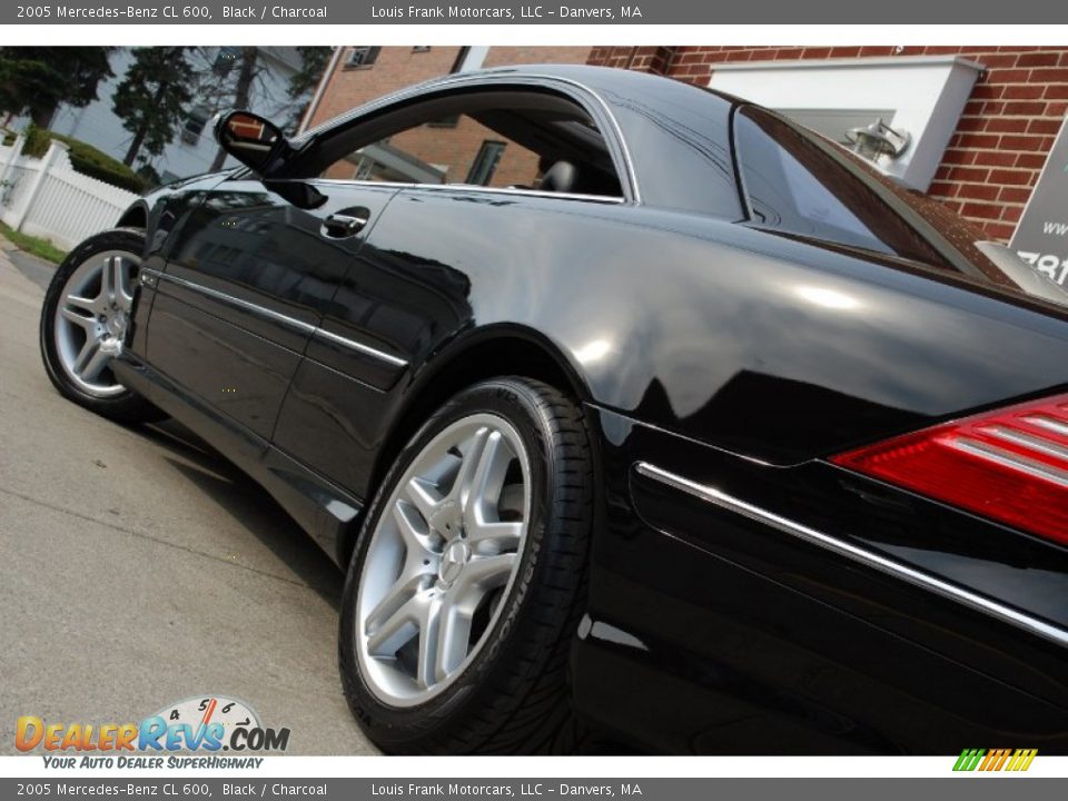 2005 Mercedes-Benz CL 600 Black / Charcoal Photo #14