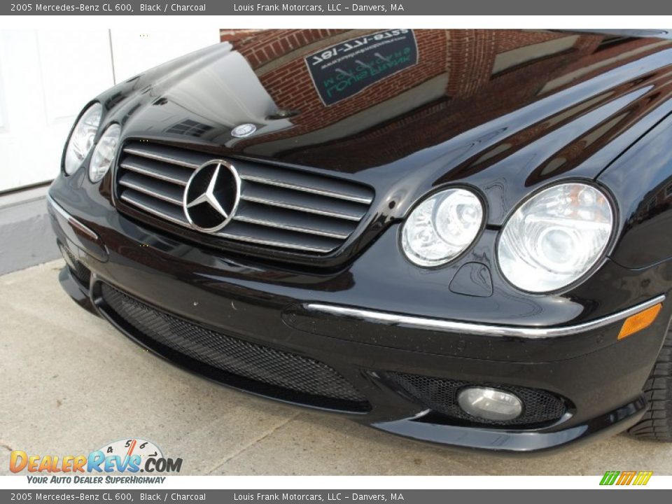 2005 Mercedes-Benz CL 600 Black / Charcoal Photo #23