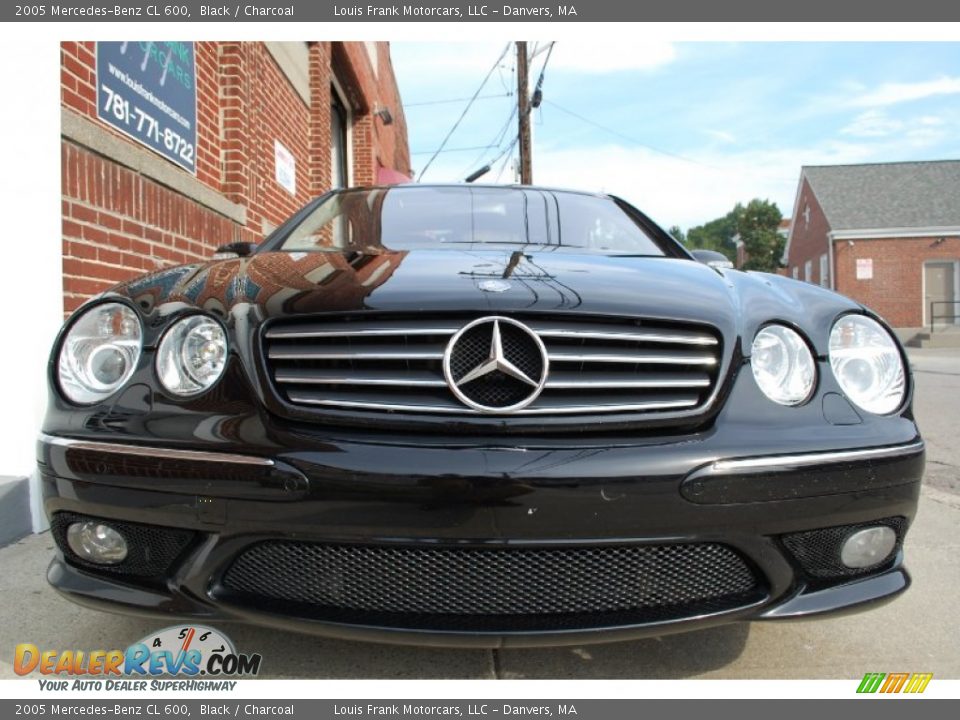 2005 Mercedes-Benz CL 600 Black / Charcoal Photo #24