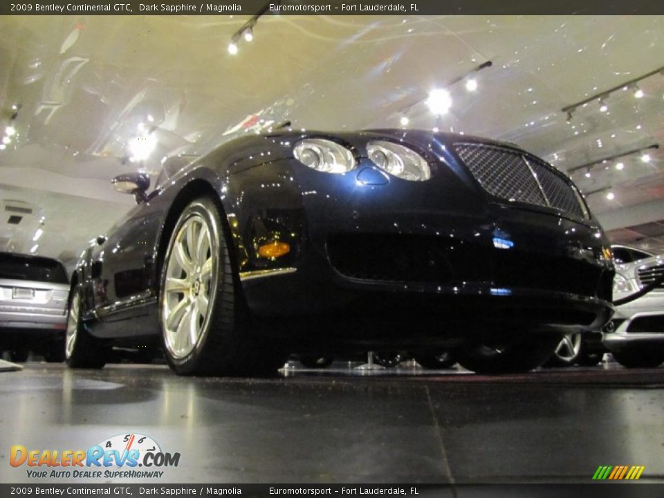 2009 Bentley Continental GTC Dark Sapphire / Magnolia Photo #3