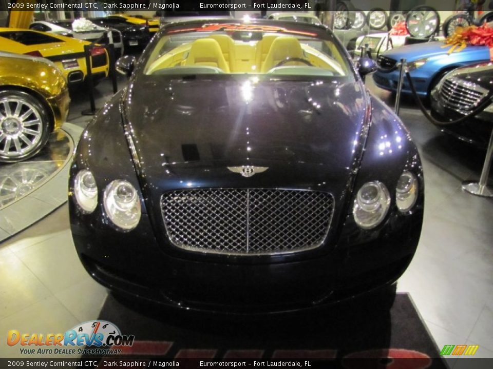 2009 Bentley Continental GTC Dark Sapphire / Magnolia Photo #4