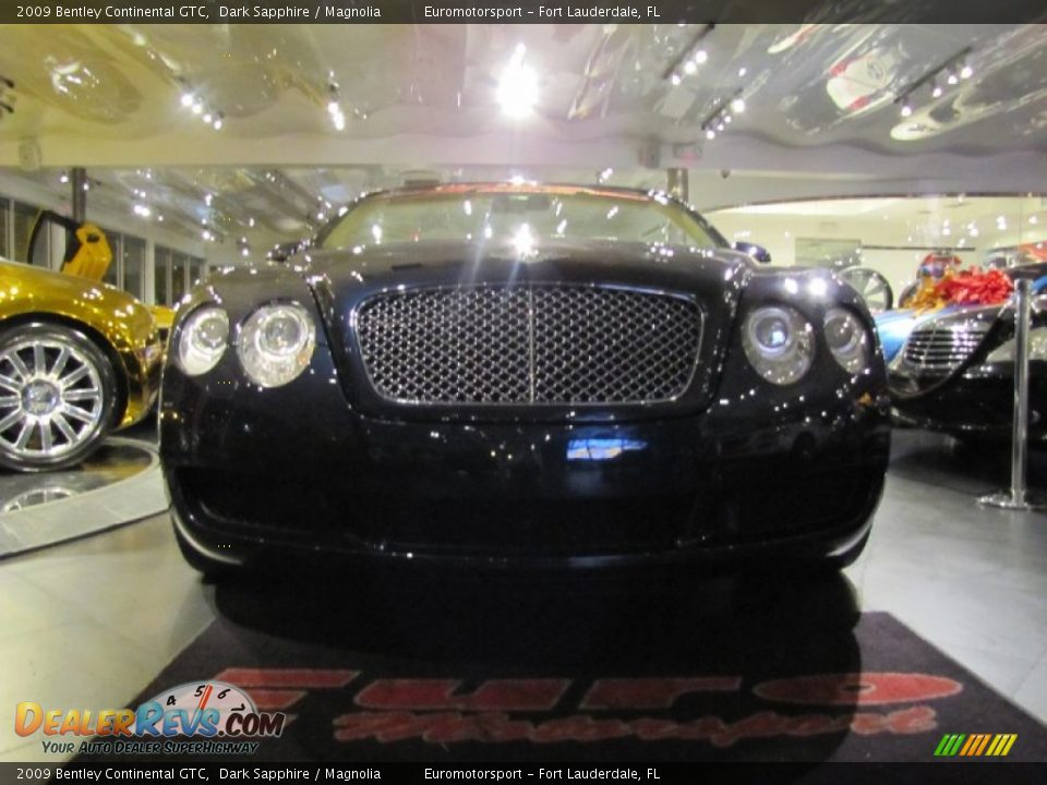 2009 Bentley Continental GTC Dark Sapphire / Magnolia Photo #6
