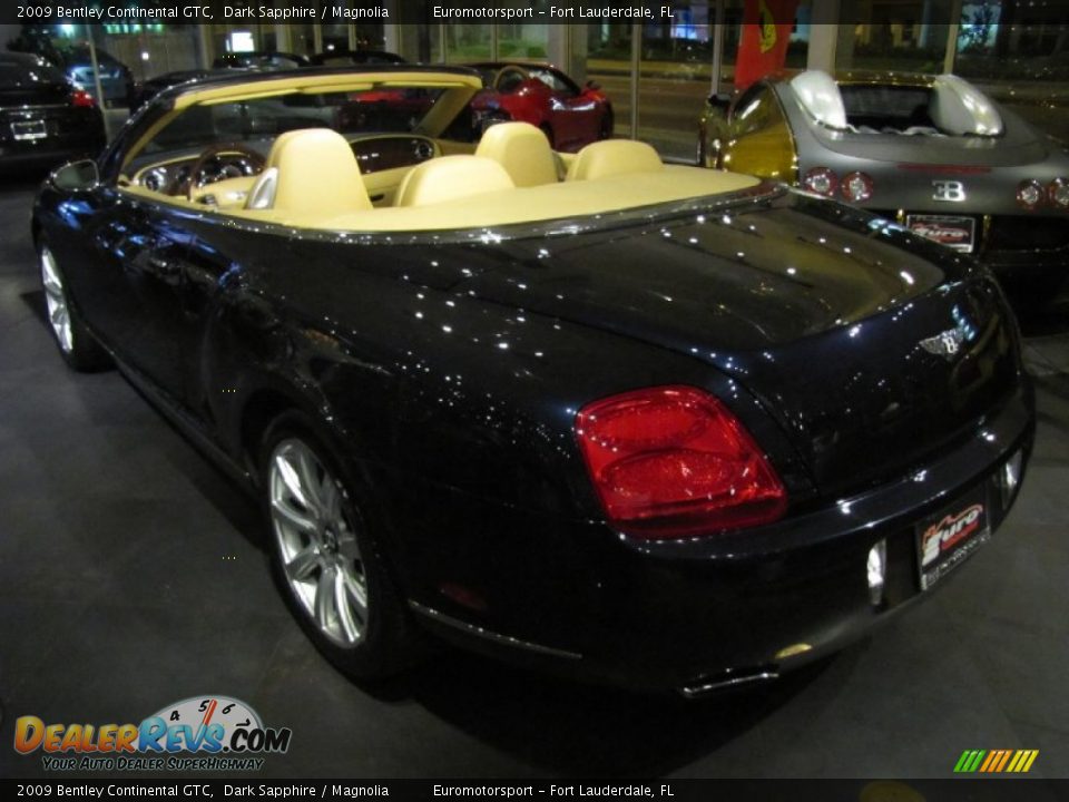 2009 Bentley Continental GTC Dark Sapphire / Magnolia Photo #15