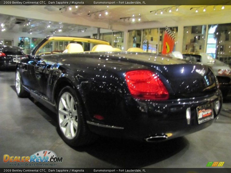 2009 Bentley Continental GTC Dark Sapphire / Magnolia Photo #16