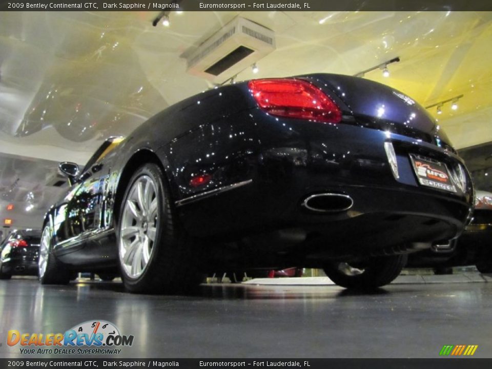 2009 Bentley Continental GTC Dark Sapphire / Magnolia Photo #17