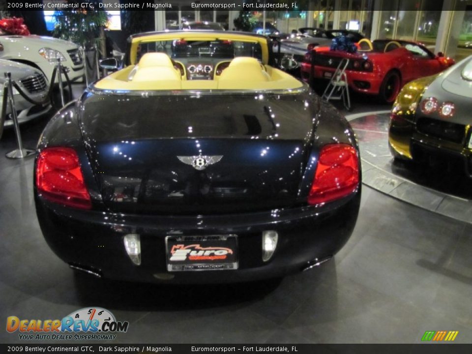 2009 Bentley Continental GTC Dark Sapphire / Magnolia Photo #18