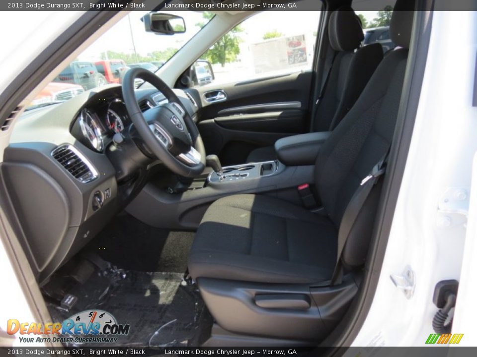 2013 Dodge Durango SXT Bright White / Black Photo #6