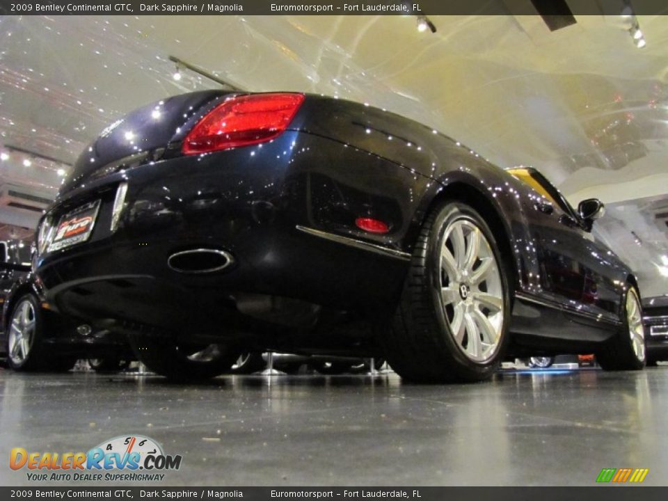 2009 Bentley Continental GTC Dark Sapphire / Magnolia Photo #23