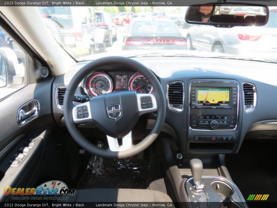 2013 Dodge Durango SXT Bright White / Black Photo #9