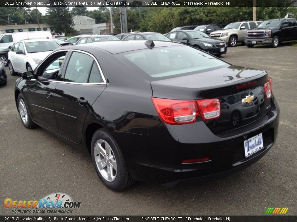 2013 Chevrolet Malibu LS Black Granite Metallic / Jet Black/Titanium Photo #4