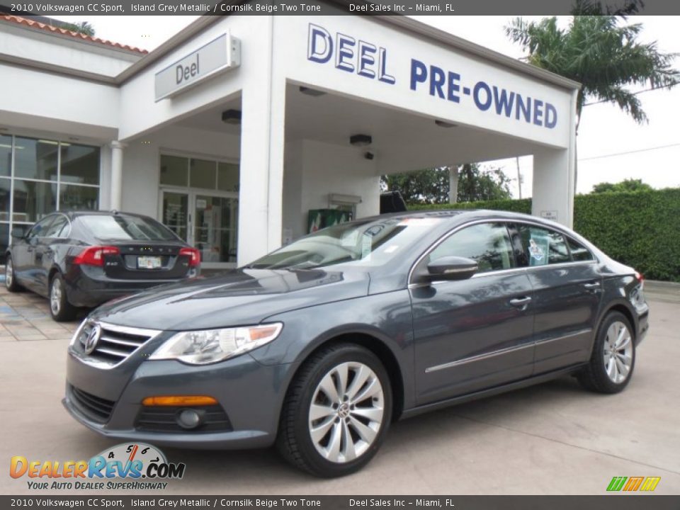 2010 Volkswagen CC Sport Island Grey Metallic / Cornsilk Beige Two Tone Photo #1