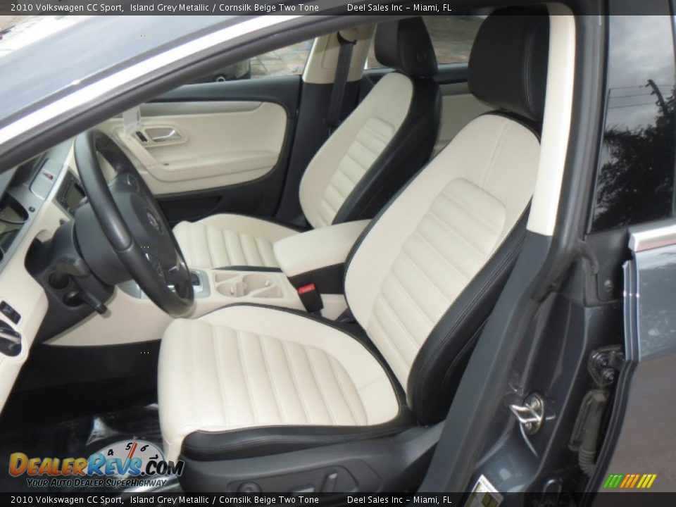 Cornsilk Beige Two Tone Interior - 2010 Volkswagen CC Sport Photo #9