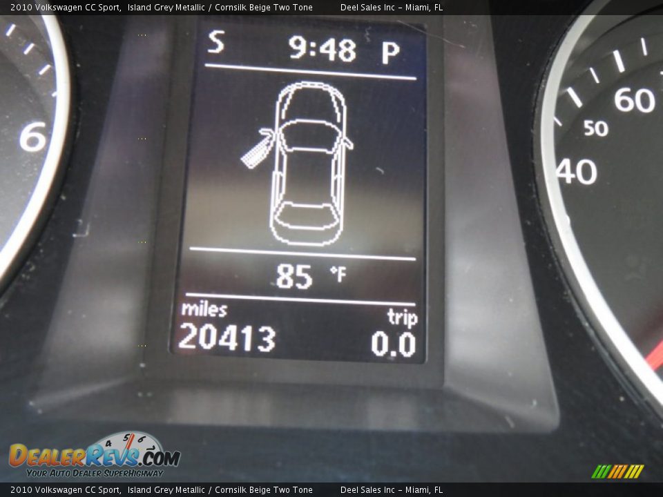 2010 Volkswagen CC Sport Island Grey Metallic / Cornsilk Beige Two Tone Photo #15