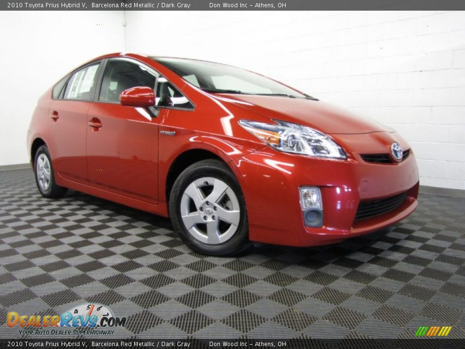 2010 Toyota Prius Hybrid V Barcelona Red Metallic / Dark Gray Photo #1