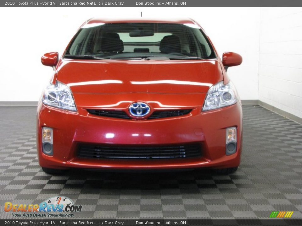 2010 Toyota Prius Hybrid V Barcelona Red Metallic / Dark Gray Photo #2