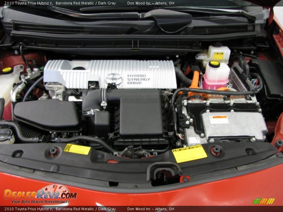 2010 Toyota Prius Hybrid V Barcelona Red Metallic / Dark Gray Photo #5