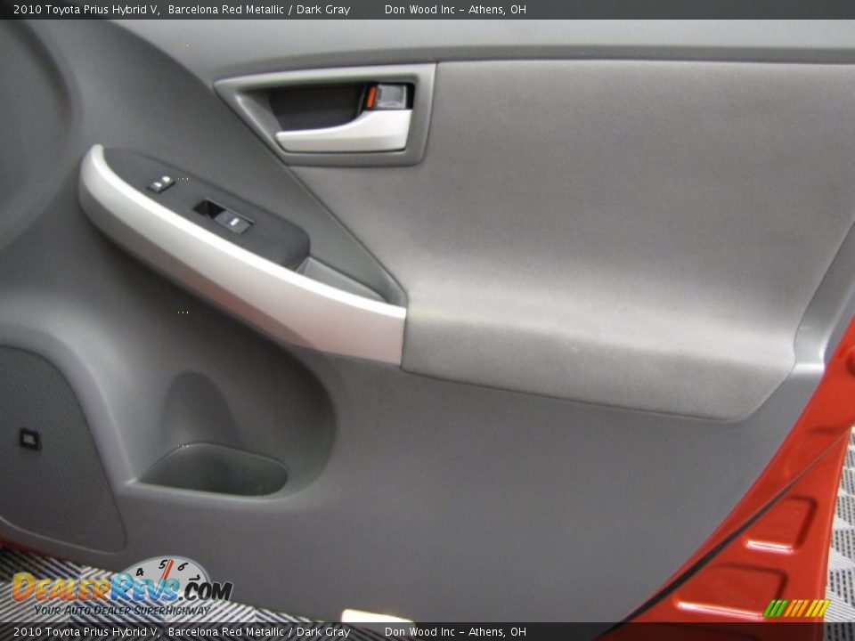 2010 Toyota Prius Hybrid V Barcelona Red Metallic / Dark Gray Photo #14