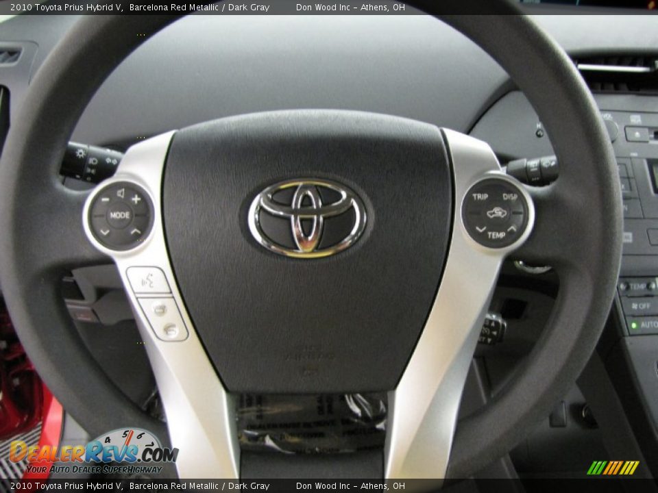 2010 Toyota Prius Hybrid V Barcelona Red Metallic / Dark Gray Photo #15